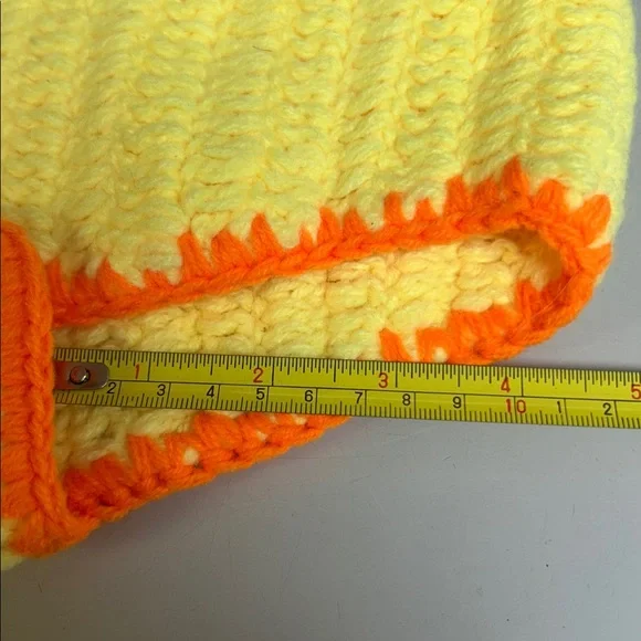 NWOT Baby Outfit Duck Hand Crochet Costume PhotoOp Party Halloween - Picture 9 of 9